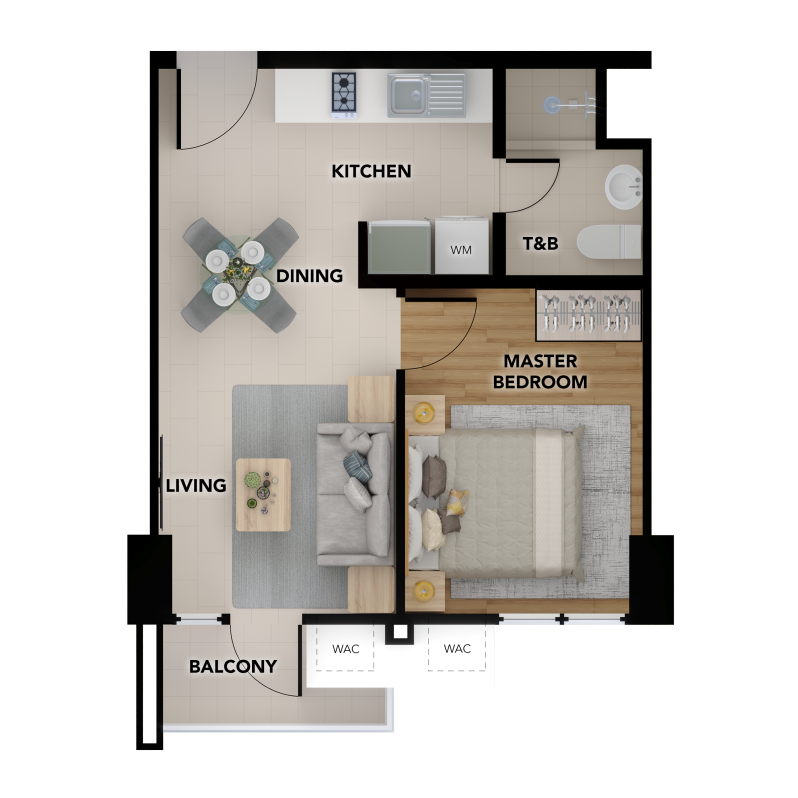 Condominium Unit Floor Plan